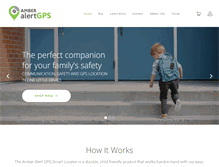 Tablet Screenshot of amberalertgps.com